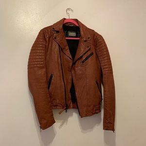 Mackage leather moto jacket